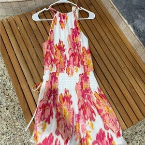 Ramy Brook Pink and Yellow Floral Dress
